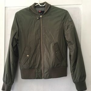 Olive Green Diesel Bomber Jacket